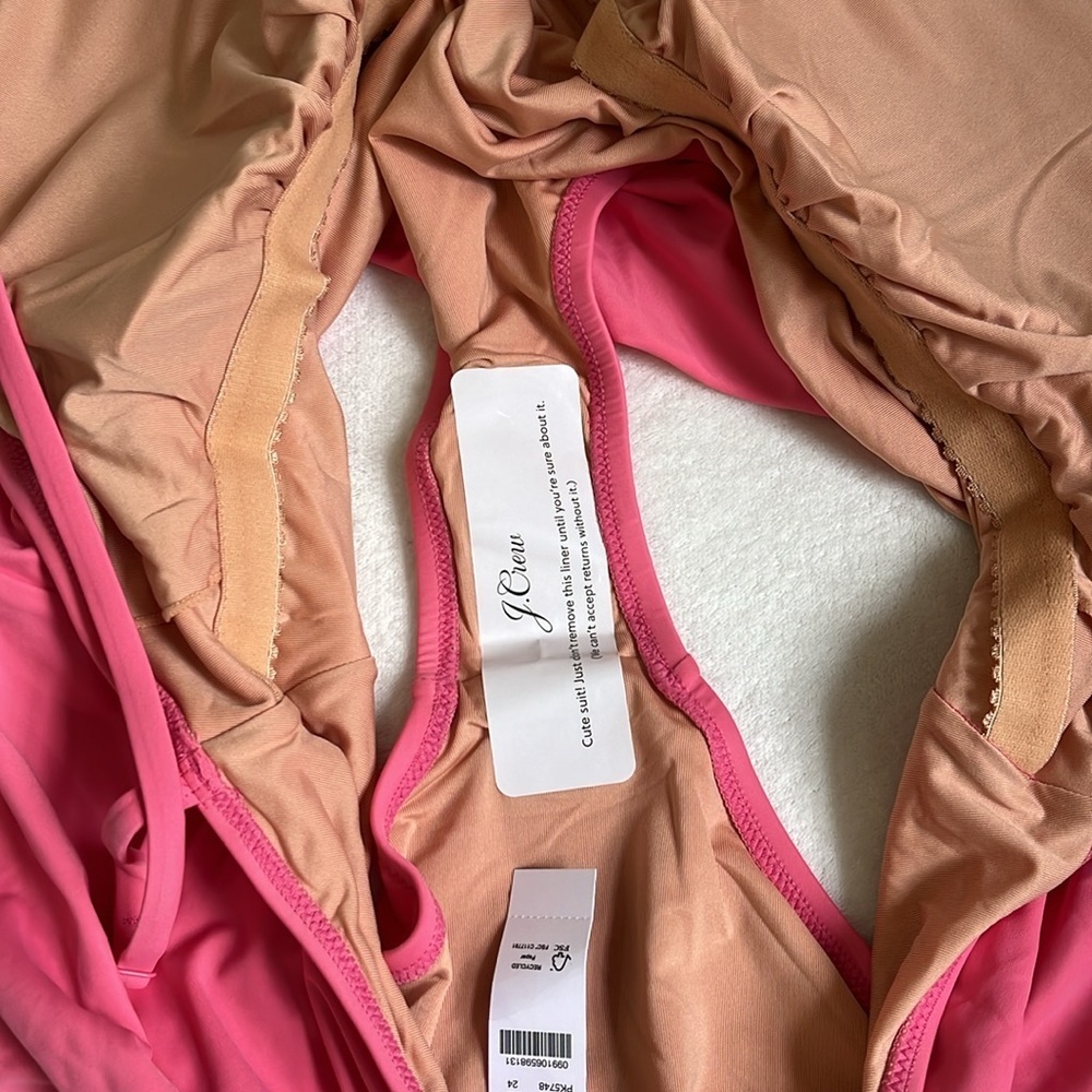 J. Crew Women’s Plus Size Scoopneck One Piece Swimsuit Size 24 - Picture 8 of 9